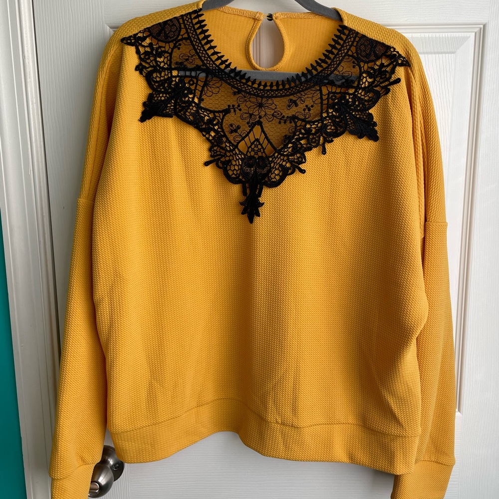 2XL Goldenrod Shein Curve Sweater